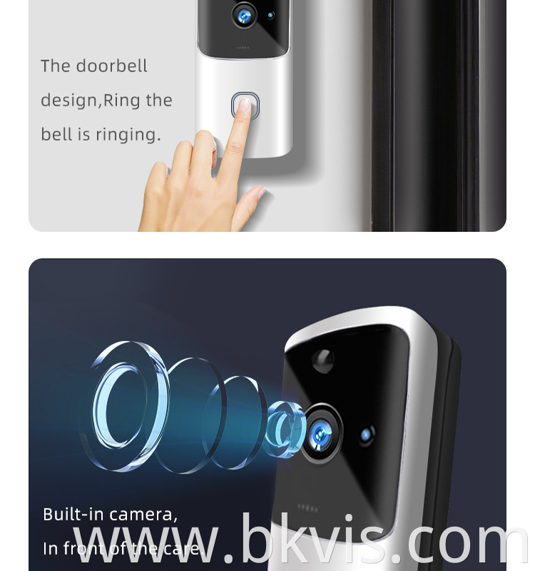 PIR Camera Smart Wifi 720P Video Doorbell